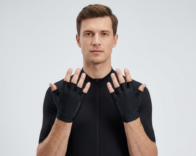 Unisex cyklistické rukavice Silvini UA1633 Sarca