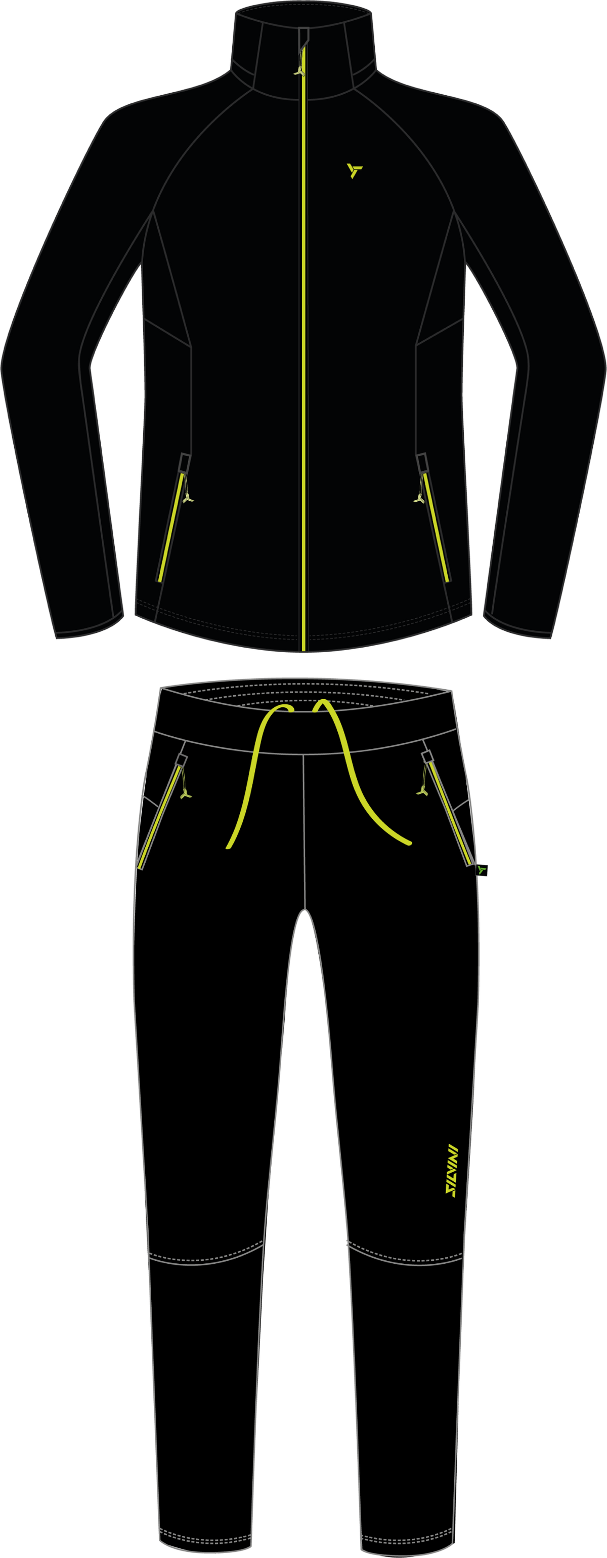 Pánsky bežecký set XCM2501 Cassiano set