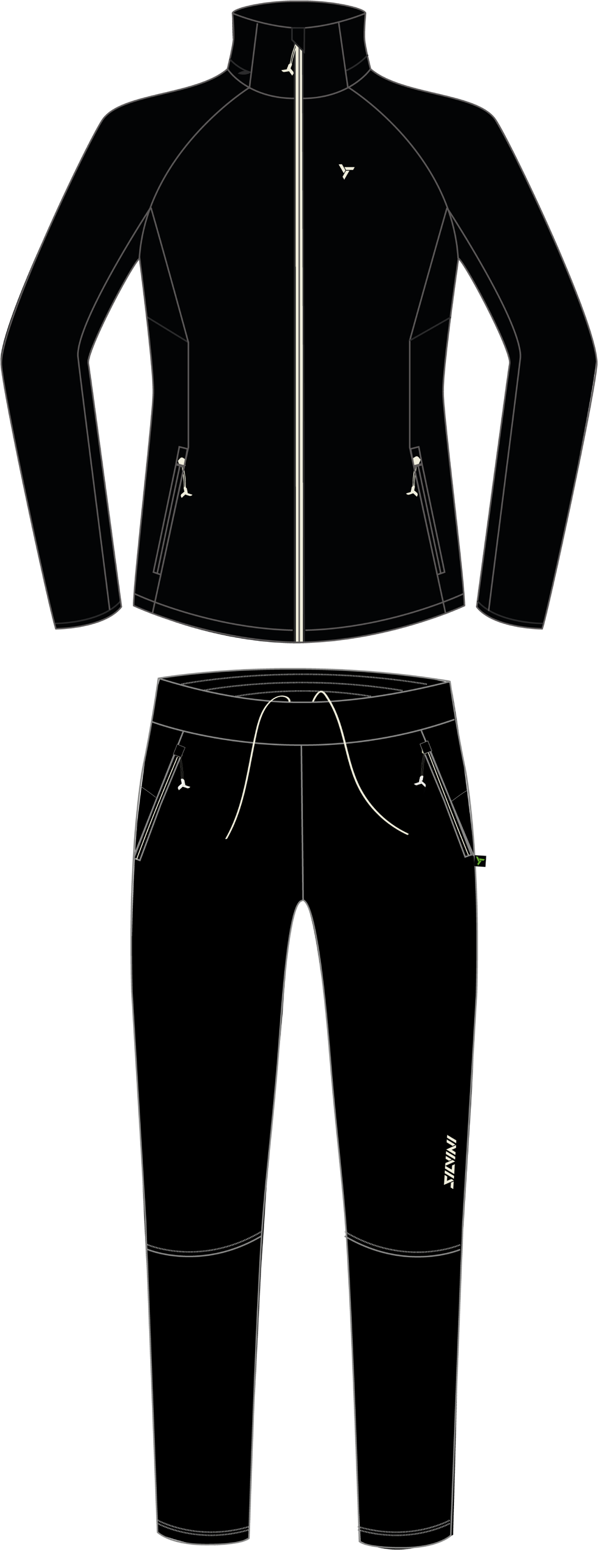 Dámsky bežecký set XCW2502 Cassiana